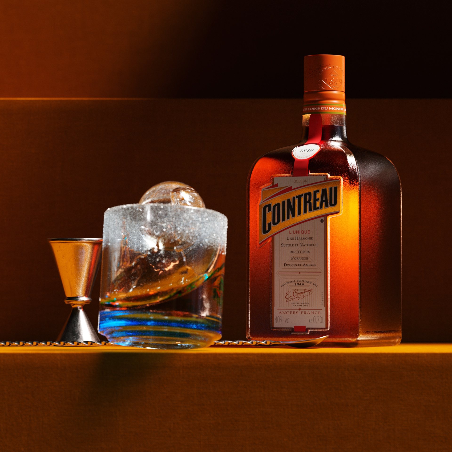 Cointreau – rnd Ice And Glass