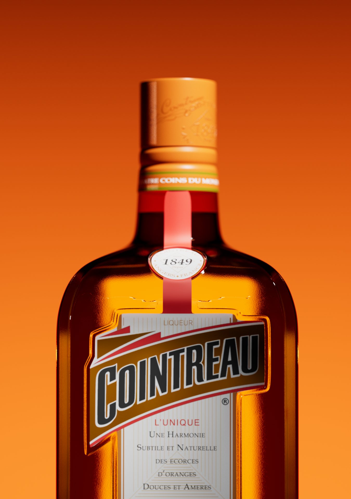 Cointreau – rnd Orange Slice Splash
