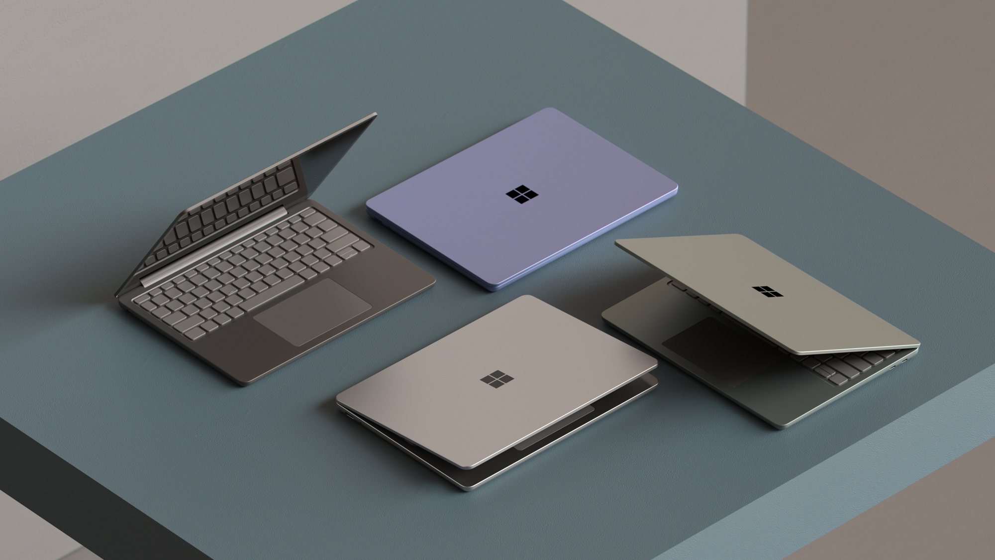 Microsoft Surface 2025 – Packshot Materials
